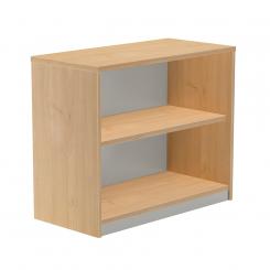 Rocada armario estantería bajo sin puertas 78x90x45 estructura roble/tapa roble