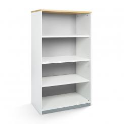 Rocada armario estantería medio sin puertas 156x90x45 estructura blanca/tapa haya. DISPONIBLE EN DISTINTOS ACABADOS. CONSÚLTANOS TODAS LAS OPCIONES DISPONIBLES.