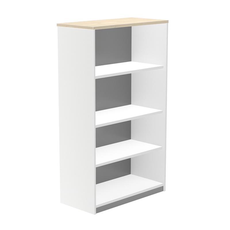 rocada-armario-estanteria-medio-sin-puertas-156x90x45-estructura-blanca-tapa-roble