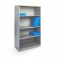 rocada-armario-estanteria-medio-sin-puertas-156x90x45-estructura-gris-tapa-haya
