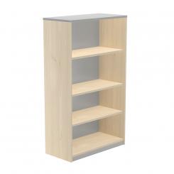 Rocada armario estantería medio sin puertas 156x90x45 estructura haya/tapa gris