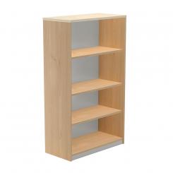 Rocada armario estantería medio sin puertas 156x90x45 estructura roble/tapa haya