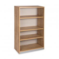 Rocada armario estantería medio sin puertas 156x90x45 estructura roble/tapa roble