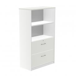 Rocada armario medio carpetero 156x90x45 estructura blanca/frontales blanco