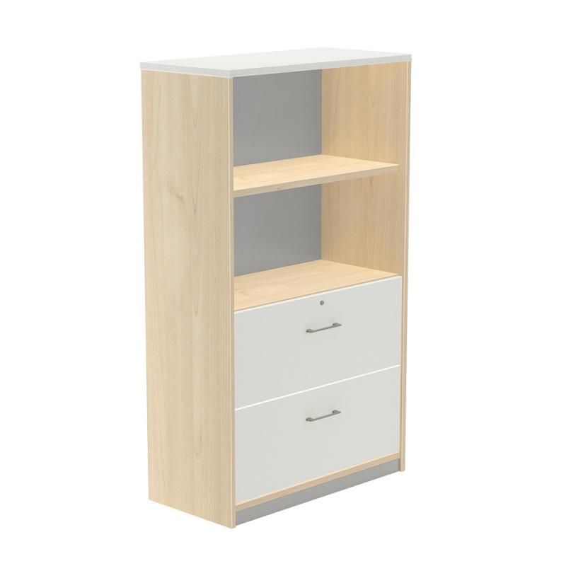 rocada-armario-medio-carpetero-156x90x45-estructura-haya-frontales-blanco
