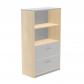 rocada-armario-medio-carpetero-156x90x45-estructura-haya-frontales-gris