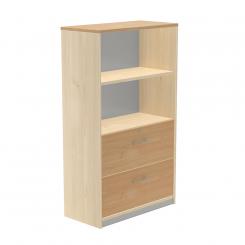 Rocada armario medio carpetero 156x90x45 estructura haya/frontales roble