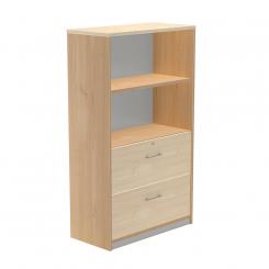 Rocada armario medio carpetero 156x90x45 estructura roble/frontales haya