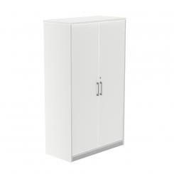 Rocada armario medio con puertas 156x90x45 estructura blanca/puertas blanco