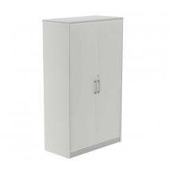 Rocada armario medio con puertas 156x90x45 estructura gris/puertas gris