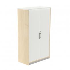 Rocada armario medio con puertas 156x90x45 estructura haya/puertas blanco
