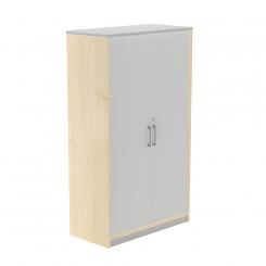 Rocada armario medio con puertas 156x90x45 estructura haya/puertas gris