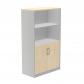 rocada-armario-medio-con-puertas-bajas-156x90x45-estructura-gris-puertas-haya