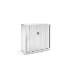 Rocada armario metálico persiana 102x105x45 RAL 9003 incluye 2 baldas. color blanco. medida 102x105x45cm. DISPONIBLE EN DISTINTOS ACABADOS. CONSÚLTANOS TODAS LAS OPCIONES DISPONIBLES.
