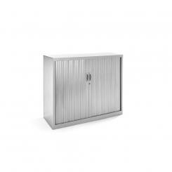 Rocada armario metálico persiana 120x105x45 RAL 7035 incluye 2 baldas. color gris. medida 120x105x45cm (largo x alto x prof.)