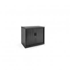 Rocada armario metálico persiana 80x70x45 RAL 9005 incluye 1 balda. color negro. medida 80x70x45cm (largo x alto x profundo)