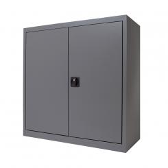 Rocada armario metálico puertas batientes color antracita RAL 7015 incluye 1 balda. medida 80x70x45cm