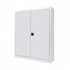 Rocada armario metálico puertas batientes color blanco RAL 9010 incluye 2 baldas. medida 102x105x45cm. DISPONIBLE EN DISTINTOS ACABADOS. CONSÚLTANOS TODAS LAS OPCIONES DISPONIBLES.