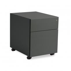 Rocada cajonera buck metálico 1 cajon+archivo antracita ral 7015