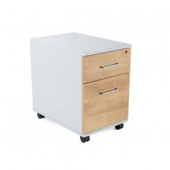 ROCADA cajonera buck Movil 1 Cajon + Carpetero Gris/Roble