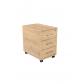 Rocada cajonera buck móvil 3 cajones. color: estructura blanca / frontal haya. DISPONIBLE EN DISTINTOS ACABADOS. CONSÚLTANOS TODAS LAS OPCIONES DISPONIBLES.
