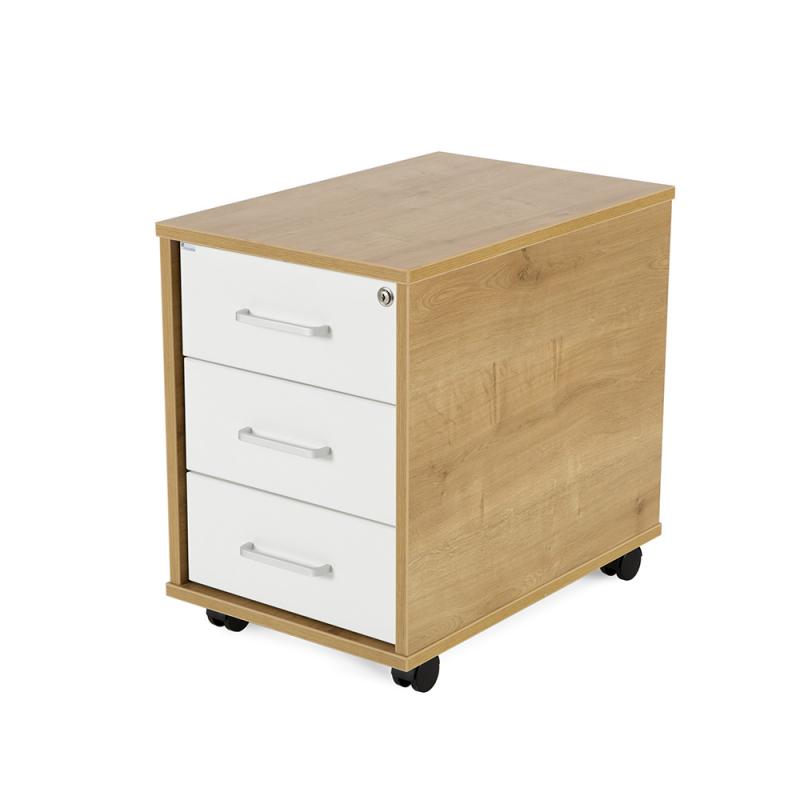 rocada-cajonera-buck-movil-3-cajones-color-estructura-blanca-frontal-roble