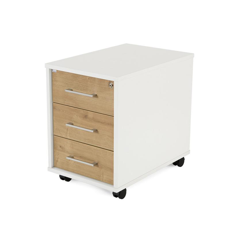 rocada-cajonera-buck-movil-3-cajones-color-estructura-blanca-frontal-roble