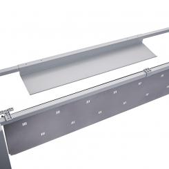 ROCADA Canal Pasacables Gran Formato (95Cm) Silver