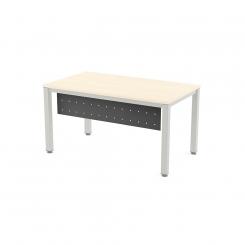 Rocada faldón metálico blanca/total para mesa 140cm. antracita