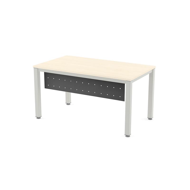 Rocada faldón metálico blanca/total para mesa 140cm. antracita