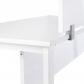 Rocada faldón metálico blanca/total para mesa 160cm. blanco