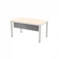 ROCADA Faldón Metálico Executive Para Mesa 140Cm. Plata