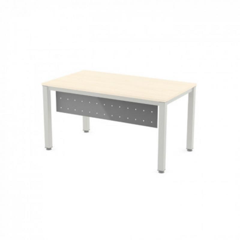 ROCADA Faldón Metálico Executive Para Mesa 140Cm. Plata