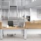 ROCADA Faldón Metálico Executive Para Mesa 140Cm. Gris Aluminio