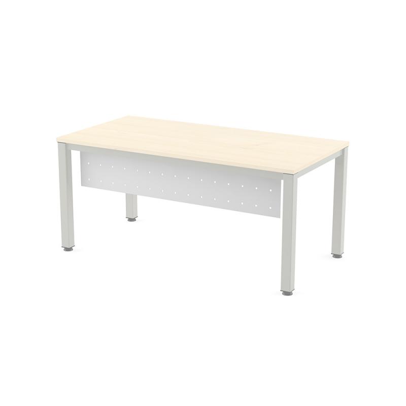 ROCADA Faldón Metálico Executive Para Mesa 140Cm. Blanco