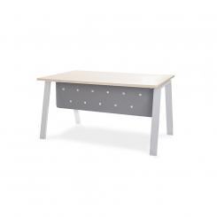 ROCADA Faldón Metálico Executive Para Mesa 200Cm. Gris Aluminio