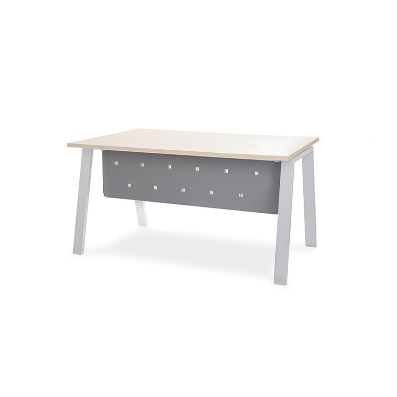 ROCADA Faldón Metálico Executive Para Mesa 200Cm. Gris Aluminio