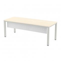 ROCADA Faldón Metálico Executive Para Mesa 200Cm. Blanco