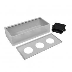 ROCADA Jardinera Superior Para Armario Metálica De 102Cm Ral 9006 Gris