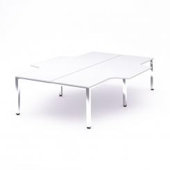 ROCADA Kit Executive Mesa L 320X163X220 Cromado / Blanco