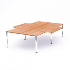 ROCADA Kit Executive Mesa L 360X163X220 Cromado / Roble