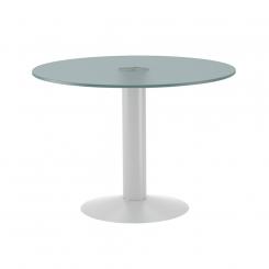 ROCADA Kit Meeting Mesa Diam. 100 Blanco / Cristal
