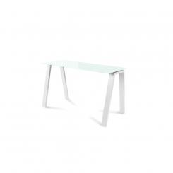 ROCADA Kit Mesa Blanca 120X60 Blanco / Cristal Blanco