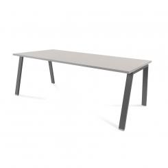 ROCADA Kit Mesa Blanca 200X100 Antracita/ Gris