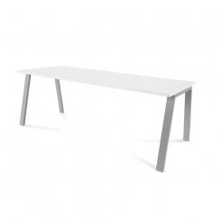 ROCADA Kit Mesa Blanca 200X80 Aluminio/Blanco