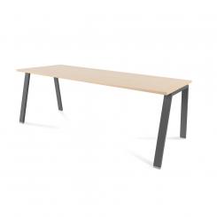 ROCADA Kit Mesa Blanca 200X80 Antracita/ Haya