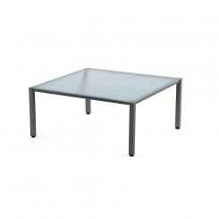 ROCADA Kit Mesa Executive 120X120 Cromado/ Cristal