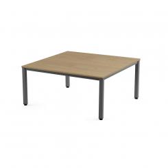 ROCADA Kit Mesa Executive 120X120 Cromado/ Roble