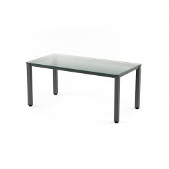 ROCADA Kit Mesa Executive 120X80 Cromado/ Cristal