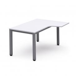 ROCADA Kit Mesa Executive L Derecha 180X110 Cromado/Blanco